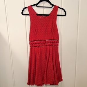 Fun Free People dress with waist cut-out